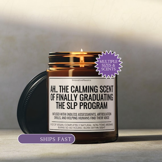 Funny SLP Graduation Gifts Custom Speech Language Pathologist Grad Gift New Future SLP Graduate Student Personalized CF Year Fellowship Gift