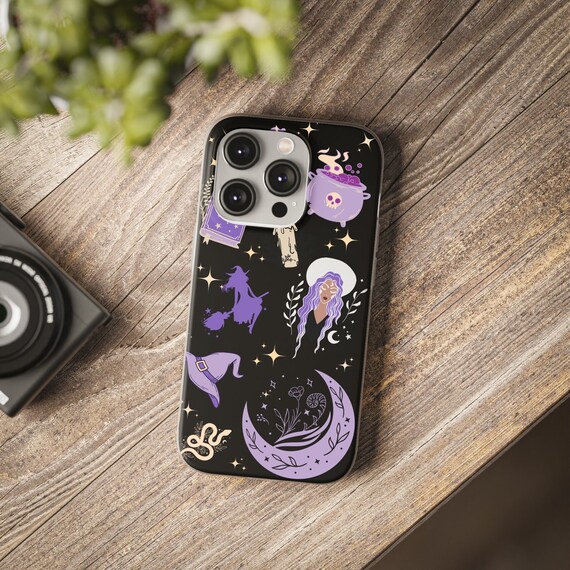 Halloween Witchy Phone Case, Samsung Phone Case Halloween, Spooky iPhone Case, Mystical Witchy Phone Case, Witch Pattern Phone Case, Samsung