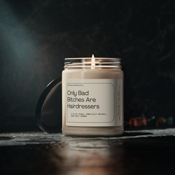 christmas gift ideas for hair dresser Funny Hairdresser Gift, Stylist Gift, Hairdresser Gift, Hair Stylist Christmas, Hairdresser Gift Ideas, Funny Candle Soy Christmas tree