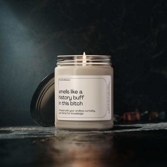 Funny History Lover Gifts History Buff Gift Decor Candle Birthday Christmas History Major Graduation Gifts History Teacher Student Professor