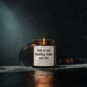 Regalo para socorristas, velas divertidas, regalos para socorristas, cumpleaños, Navidad, regalos de agradecimiento, policías, bomberos, EMT, búsqueda y rescate. 4oz (mini)