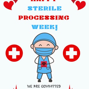 Sterile Processing Tech Week Digital Print | SPD Appreciation| Sterile Processing Appreciation | SPD Week Art Download | SPD Celebration