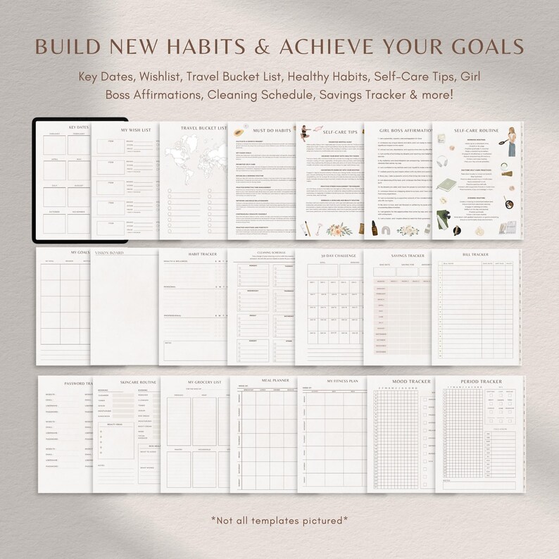 2023 Digital Planner That Girl Planner Girl Boss Black - Etsy México