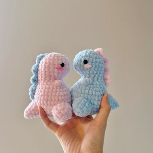 Couples Dino Crochet Plushie