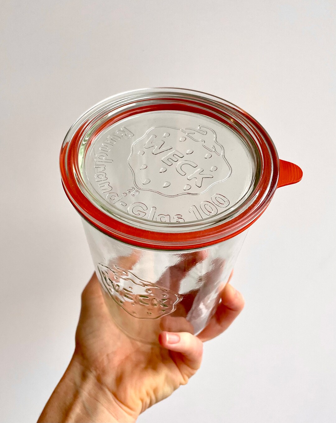 WECK Sourdough Starter Storage Mold Jar With Glass Lid 850 Ml / 28.7 Oz