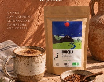 Bio-Hojicha – geröstetes Grüntee-Pulver – 80 g