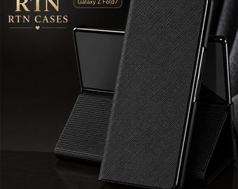 Matte Leather Case for Samsung Galaxy Z Fold 5-8 | Anti-Fingerprint Cover