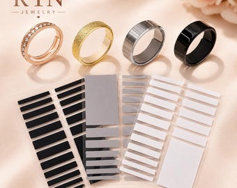 Invisible Silicone Ring Size Adjuster | Loose Ring Guard, Wedding Band Tightener