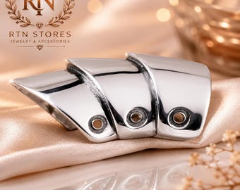 Men's Adjustable Non Piercing Ear Cuff Clip On Fake Cartilage Earring
