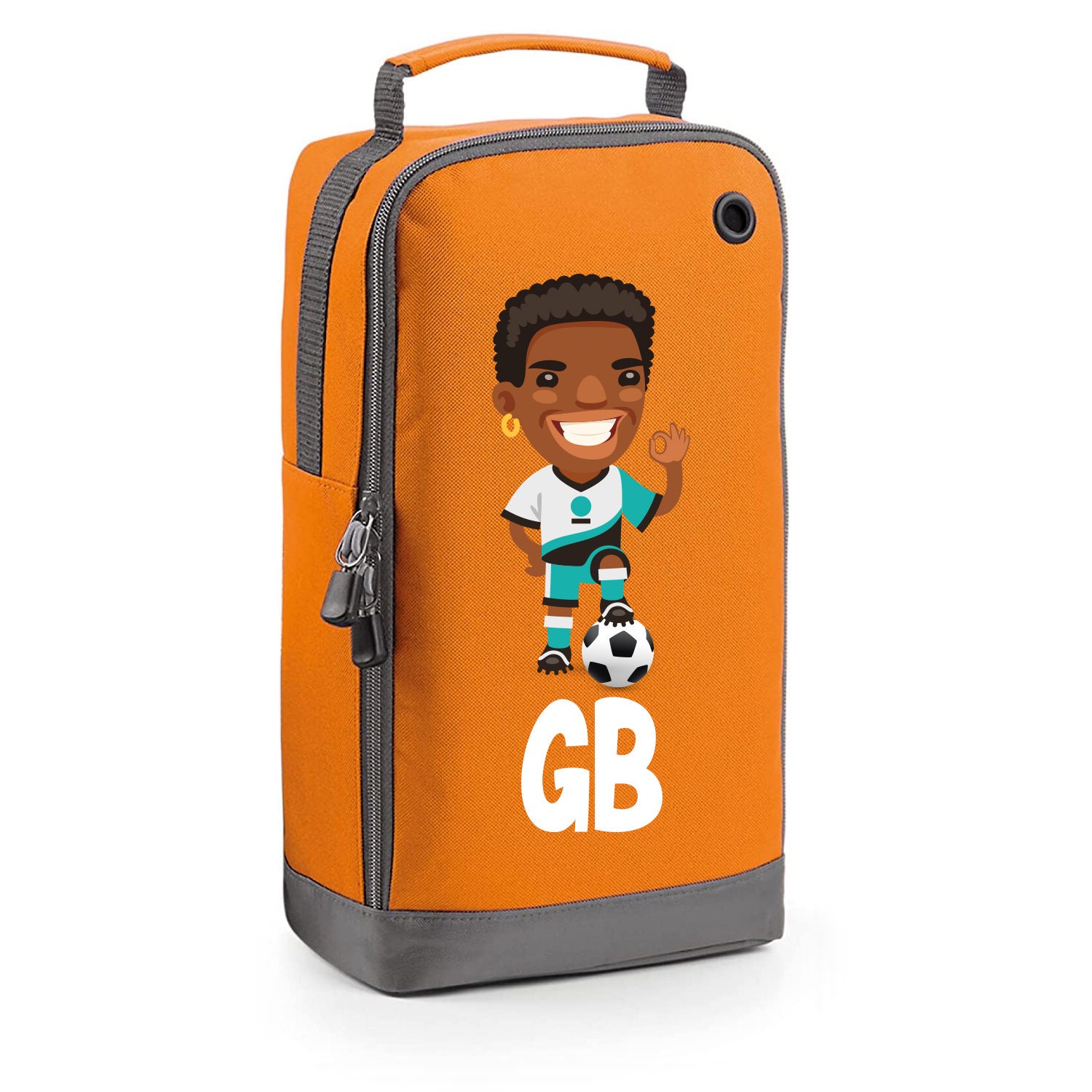 Personalised Cartoon Football Boot Bag