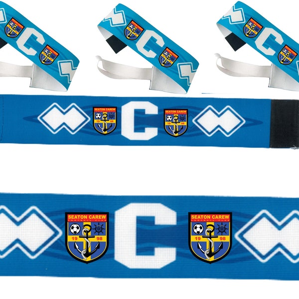 Personalised Errea Football Captains Armbands - Captain Armband With Your Clubs Badge Printed On - football armband - captain armband