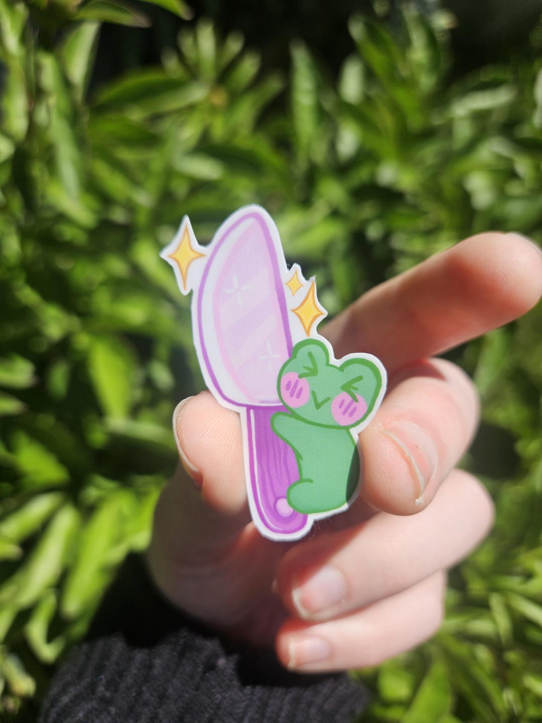 Frog Sticker | Glossy | Vinyl | Laptop Decal - Etsy