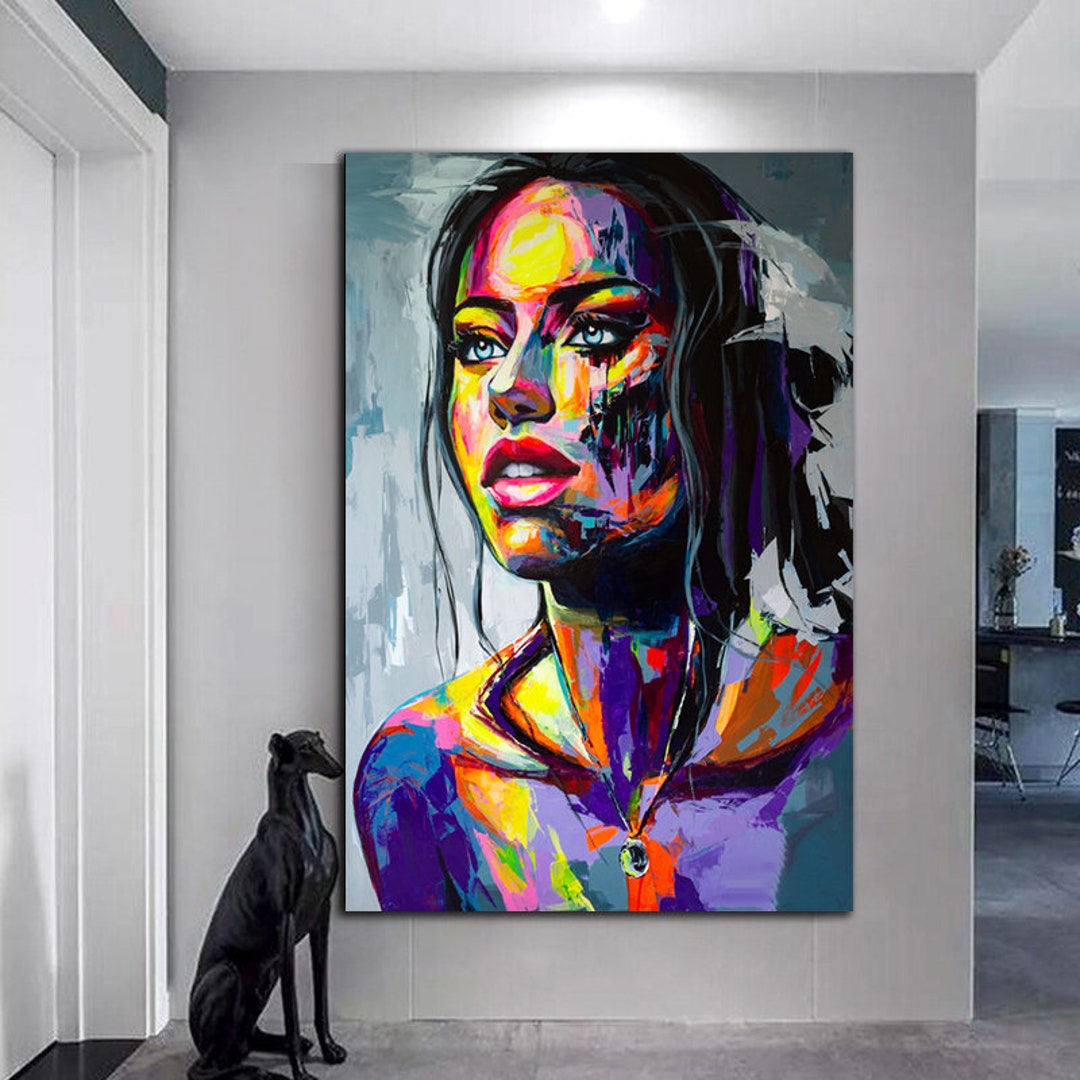 Ethnic Canvas Canvas Wall Art, Woman Wall Art, Canvas Wall Art, Ethnic Woman Wall Art, Beatiful