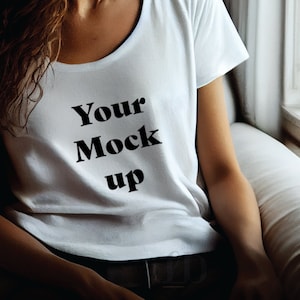 Verhoogde Mockup voor kinderen Tshirt, Tshirt Mockup, Gilden Tshirt Mockup, Trendy Mockup, Fashion Mockup, honkbal Tshirt Mockup