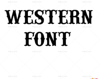 Western Font SVG Bundle, Cowboy Letter Cut Files, Old West Alphabet: t-shirt design, coffee mug design, custom tumblers, custom hats,