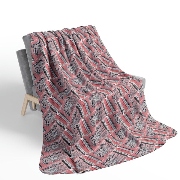 Concert Ticket Blanket Etsy