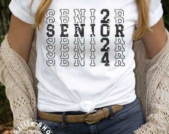 Senior 2024 SVG, Class of 2024, Graduation 2024 PNG, 2024 Senior Svg T-shirt Design, Graduation 2025 Svg, Class 2026 Printable Sublimation