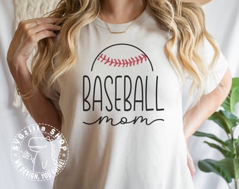 Baseball Mom SVG Mama PNG, Mama Svg Cut File For T-shirt, Baseball Mom Shirt Mother's Day Design Svg, Mama Cricut File Svg Digital download