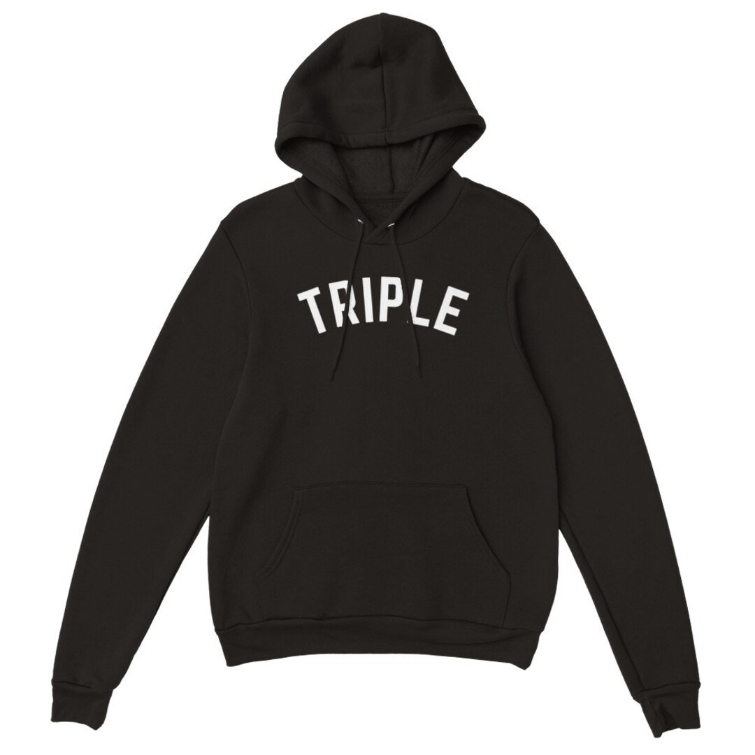 Triple Classic Rink Hoodie Etsy