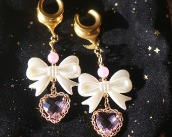 4g-25mm Sailor Moon Inspired Plug Earrings