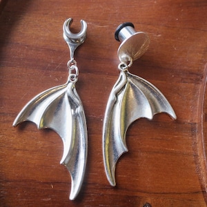 The Bat Boys | *Single sided* Night Court Inspired Plug Earrings 4g-25mm