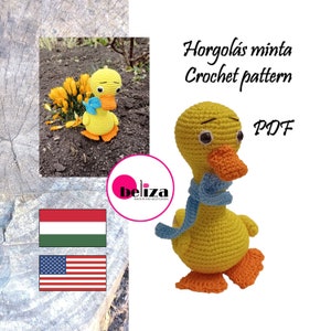 amigurumi, crochet, pattern, duck, toy, soft animal,