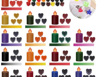 16 Colors Soy Wax Dye for Candle Making, DIY Candle Kit
