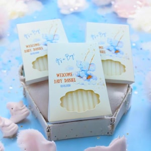 Personalized Animal Baby Shower Favors, Mini Soap Favors , Elephand Themed, 1 st Birthday Party Favors, custom Birthday Favors