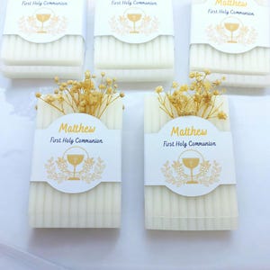 Baptism Mini Soap Favors - First Communion Favors Soap, Holy Soap Favors Bulk, Christening Gift, cadeau invité communion