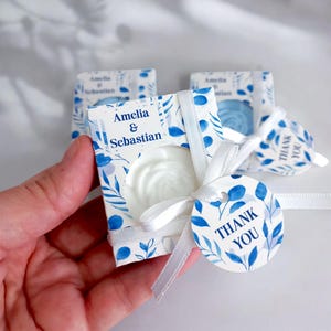 Saponette per matrimonio con fiori di campo, saponette per addio al nubilato, saponette floreali fatte a mano, saponette personalizzate,