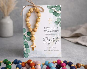 Baptism Favors – Mini Rosary, First Communion, Christening, Catholic Bulk Gift Keepsake, Taufe Gastgeschenk, Cadeau Invite