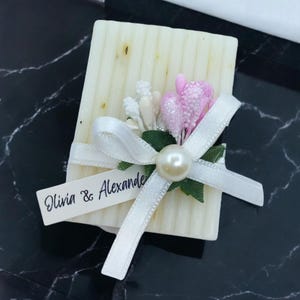 Wedding Soap Favors,  Bridal Shower Soap Favors, Bulk Guest Favors for Wedding, Floral Soap Favors, personalized soap favors, scented soap,