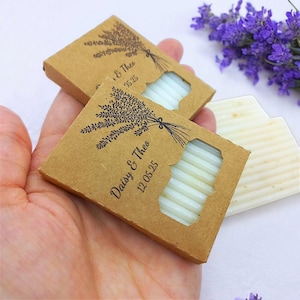 Rustic Wedding Soap Favors,  Bridal Shower Soap Favors, personalized soap favors, Boxed Soap, thank you gift, bulk favours