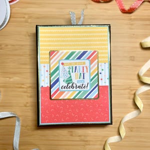 Handmade Birthday Mini Scrapbook Album: Personalized Memory Book
