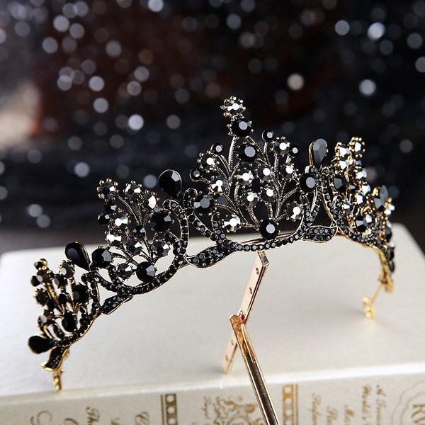 Black Tiara Etsy