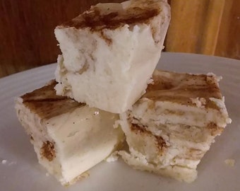 Cinnamon Bun fudge 1/2 pound, gourmet fudge, homemade candy fudge, gift, BUY 3 GET 2 FREE!!!