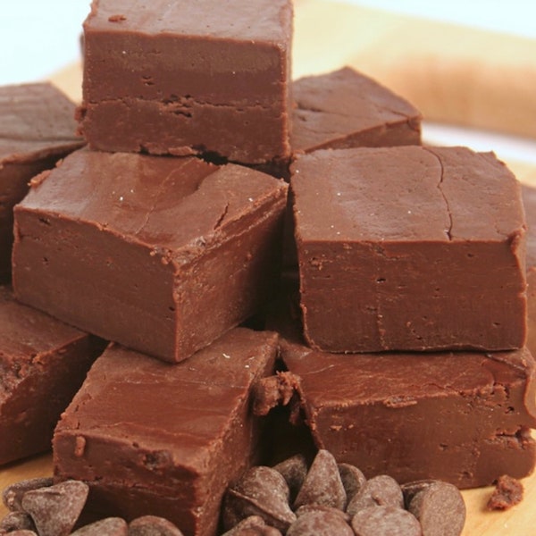 Milk Chocolate fudge 1/2 pound, gourmet fudge, homemade candy fudge, gift, BUY 3 GET 2 FREE!!!