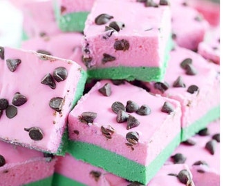 Watermelon fudge 1/2 pound, gourmet fudge, homemade candy fudge, gift, BUY 3 GET 2 FREE!!!