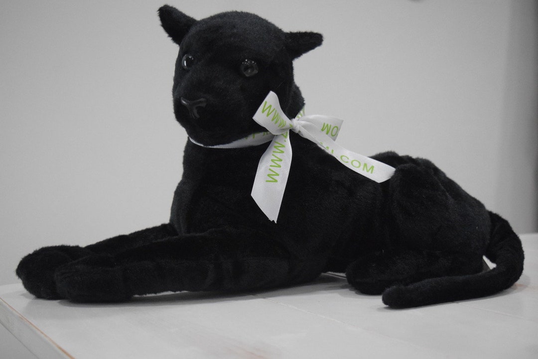 Black Jaguar Plush Toy Etsy