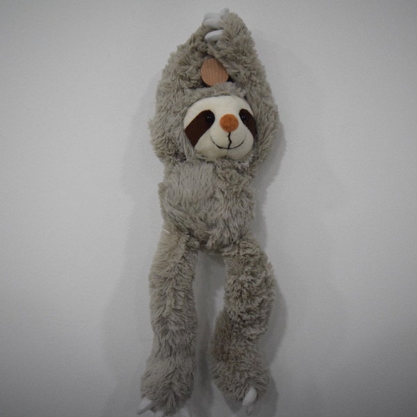 Gray Sloth Plush Toy