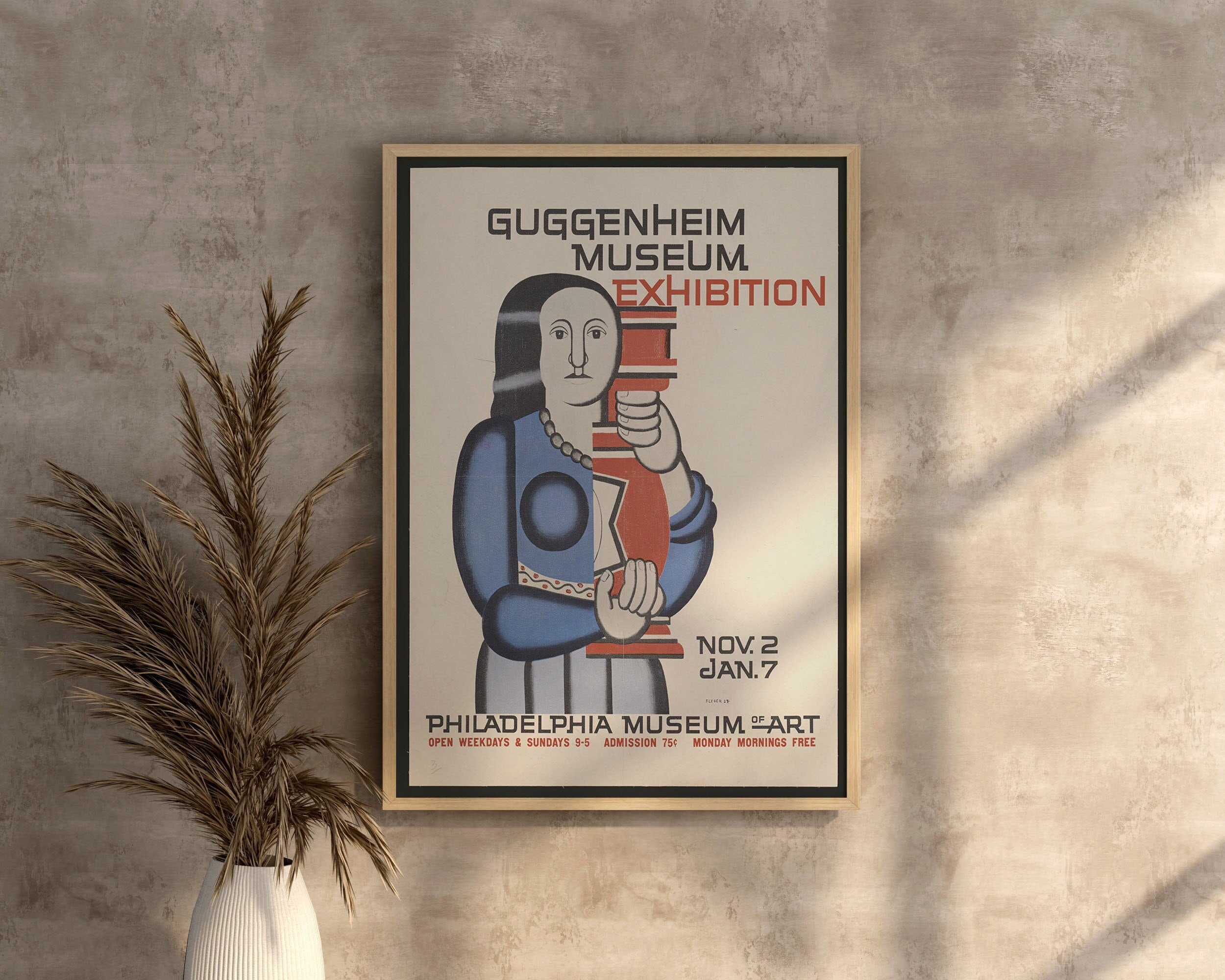 Guggenheim Exhibition Poster: Mid Century Modern Art (digital