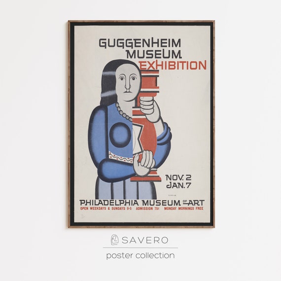 Guggenheim Exhibition Poster: Mid Century Modern Art (digital