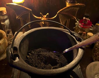 Sel noir de sorcière | Protection, purification, protection | Fournitures de sorcellerie