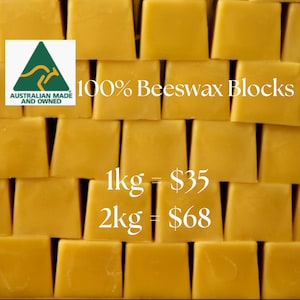 Food Grade - Yellow Beeswax Pellets 100% Pure Natural 25g 100g 200g 500g  1kg 2kg