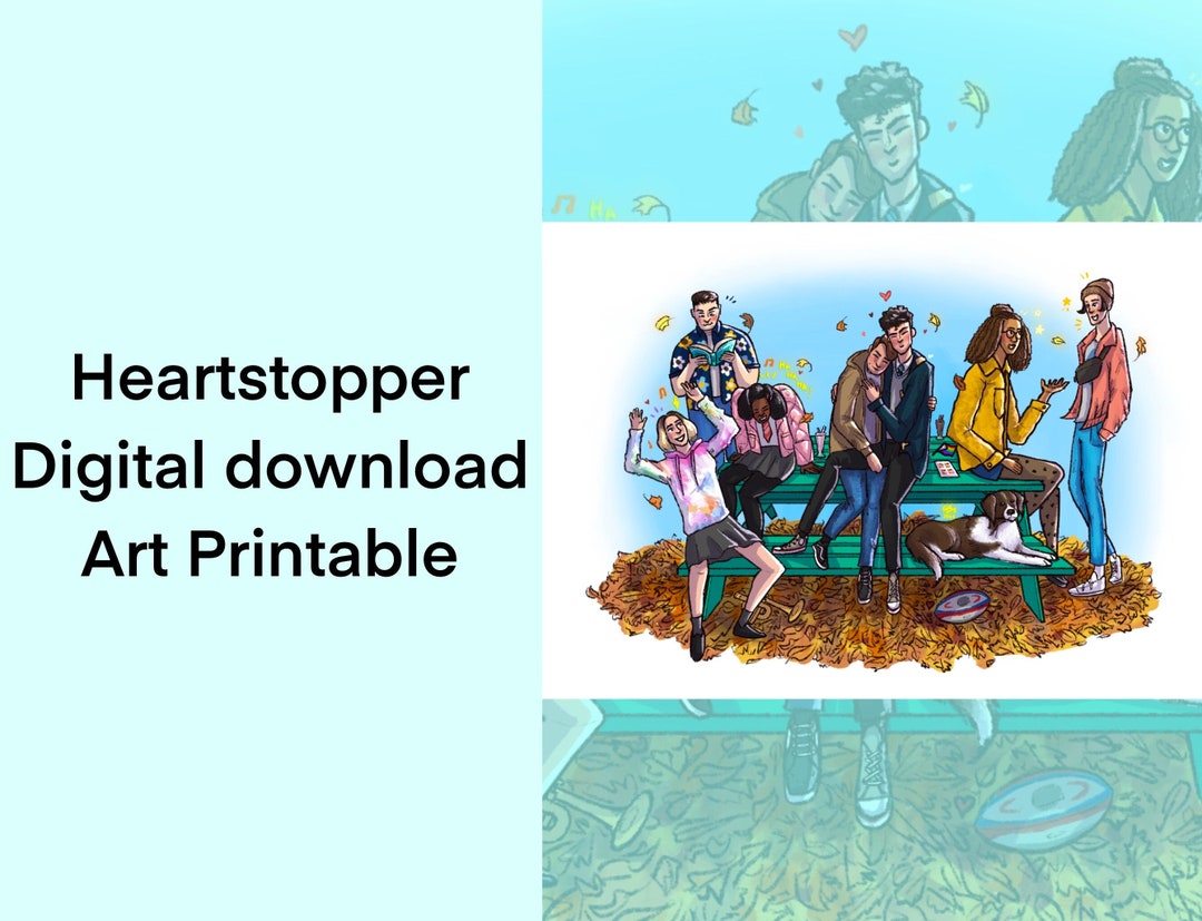 Heartstopper Printable Etsy Heartstopper Printable Etsy