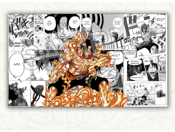 one piece card game manga ace - The Time of Battle - Portgas.D.Ace (Leader) Exclusive single card featuring Portgas D. One Piece Card Ace OP13-119