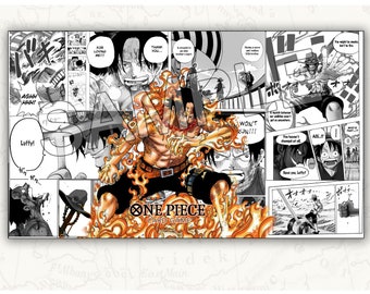 Playmat ACE Manga HD TCG One Piece Card Game - Etsy