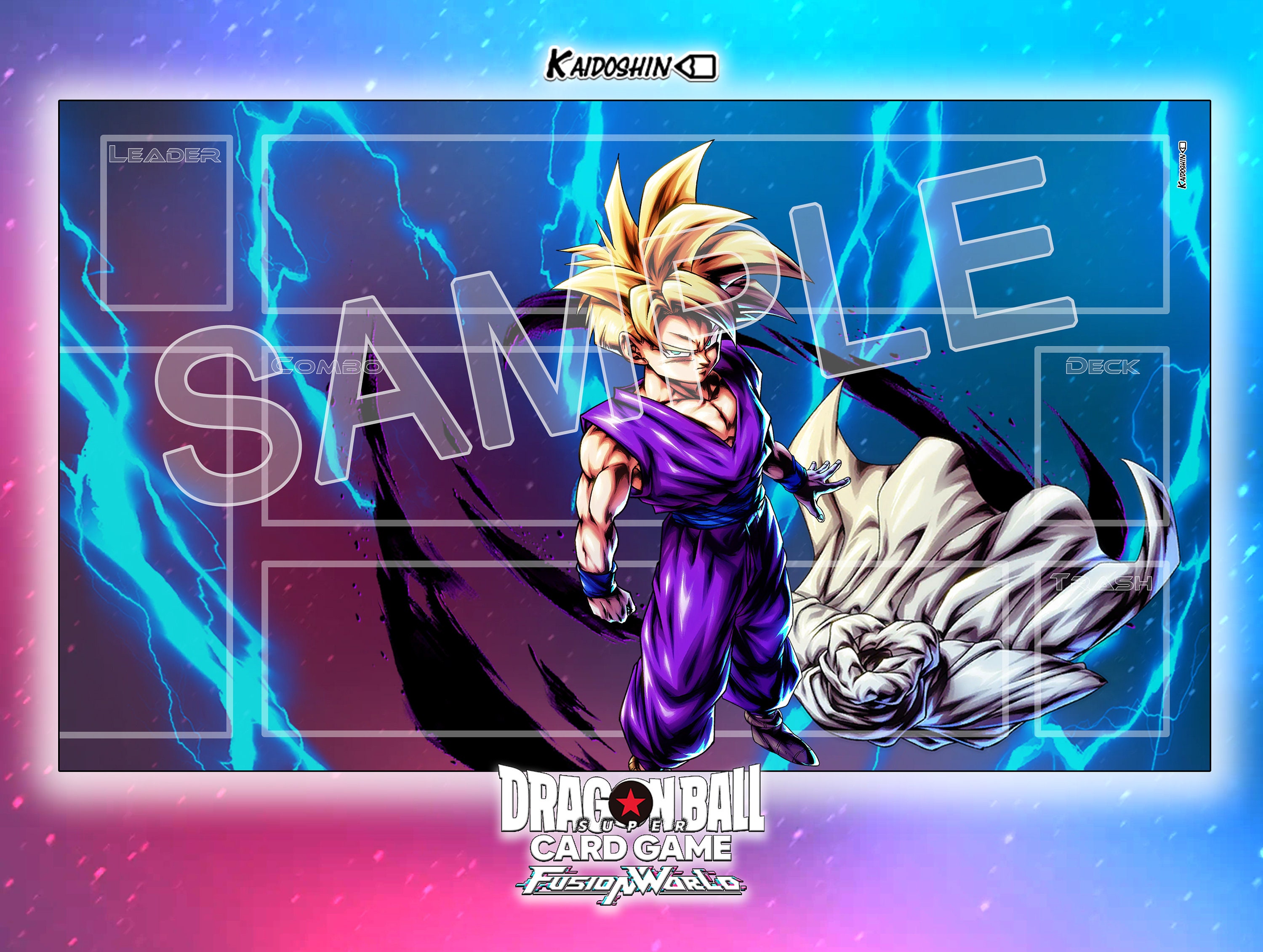 Playmat GOHAN Teen Ssj HD TCG Dragon Ball Fusion World - Etsy