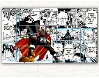 Tapete de juego USOPP Manga HD TCG Juego de cartas de One Piece