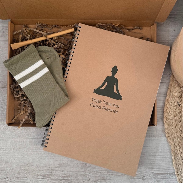 Yoga Box , Yoga Teacher Gift , Yoga Teacher Class Planner , New Yoga Teacher , Yogi Box, Letterbox Gift.